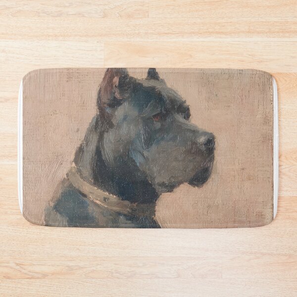 Artikelvorschau, Porträt eines schwarzen Cane Corso entworfen und verkauft von lautir.