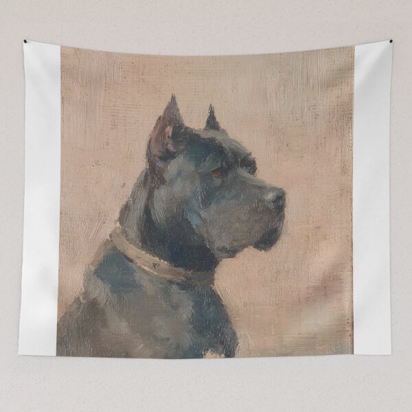 Item preview, Portrait of a Black Cane Corso designed and sold by lautir.
