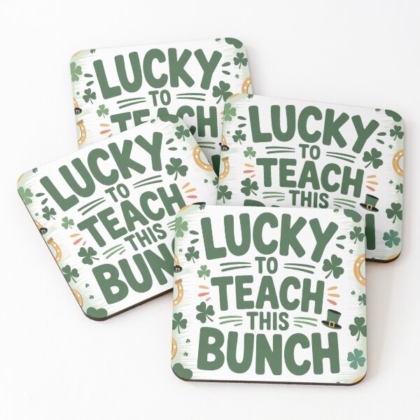 Item preview, Lucky to Teach This Bunch – St. Patrick’s Day Teacher Shirt designed and sold by InspiredCreatives.