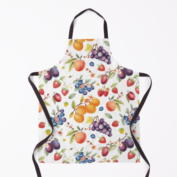 Item preview, Fruit Pattern on a White Background | Nature-Inspired Art | Nature-Inspired Pattern designed and sold by UnhingedBird.