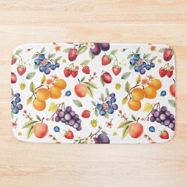 Item preview, Fruit Pattern on a White Background | Nature-Inspired Art | Nature-Inspired Pattern designed and sold by UnhingedBird.
