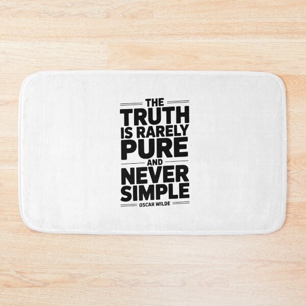Item preview, Oscar Wilde "Truth Rarely Pure" Literature Tee designed and sold by Enea Kelo.