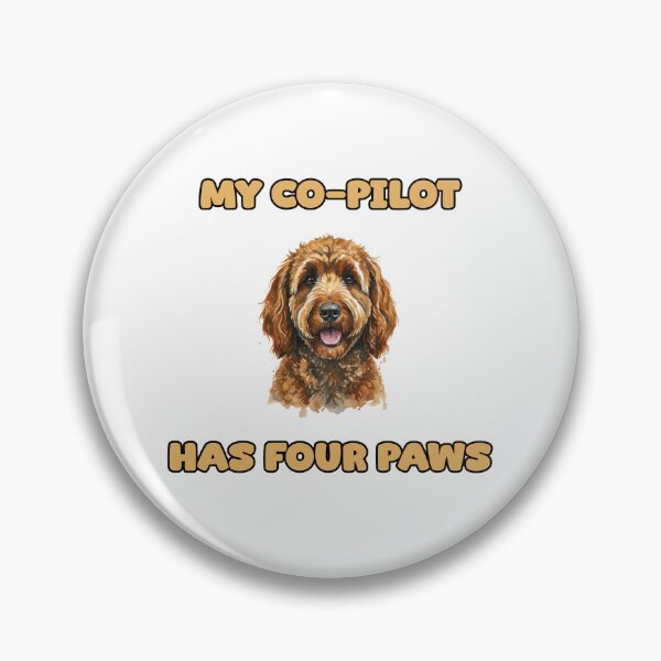 Item preview, My Co-Pilot Has Four Paws Dog Lover Travel Companion designed and sold by NatureUnleashed.