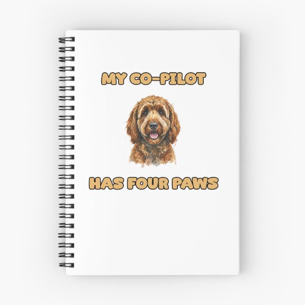 Item preview, My Co-Pilot Has Four Paws Dog Lover Travel Companion designed and sold by NatureUnleashed.