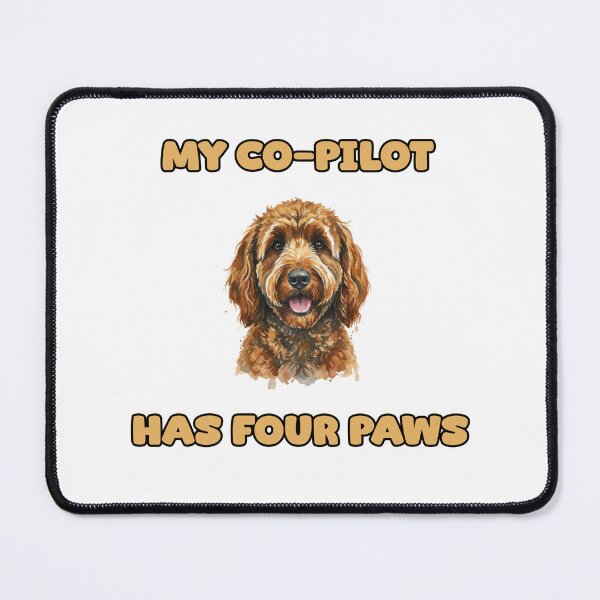 Item preview, My Co-Pilot Has Four Paws Dog Lover Travel Companion designed and sold by NatureUnleashed.