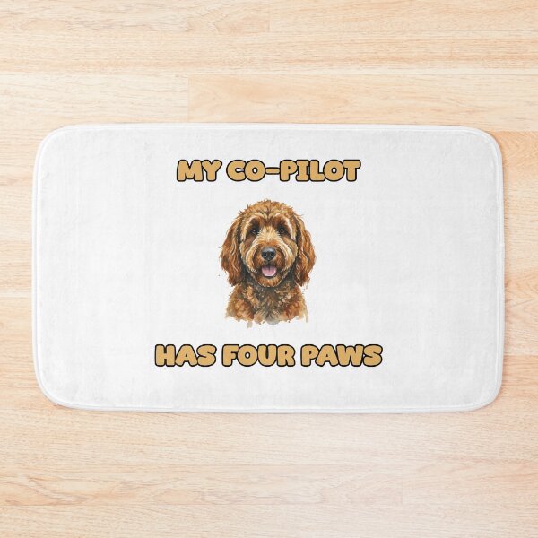 Item preview, My Co-Pilot Has Four Paws Dog Lover Travel Companion designed and sold by NatureUnleashed.