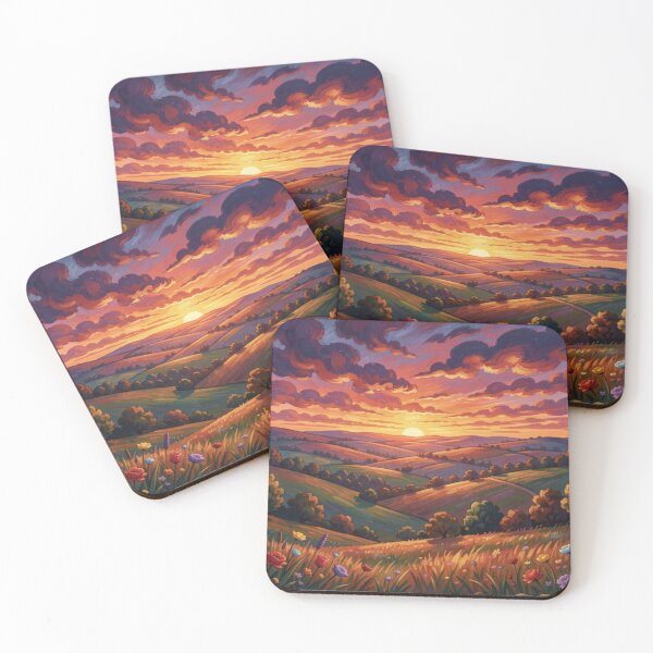 Item preview, 5D Sunrise Landscape with Dreamy Impressionist Colors designed and sold by FotoworldEdel.