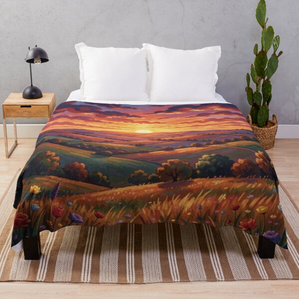 Item preview, 5D Sunrise Landscape with Dreamy Impressionist Colors designed and sold by FotoworldEdel.