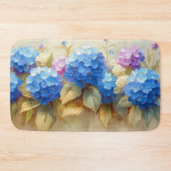 Item preview, Hydrangeas Art – Pink, Purple & Blue Floral Art designed and sold by MargaretWiktor.