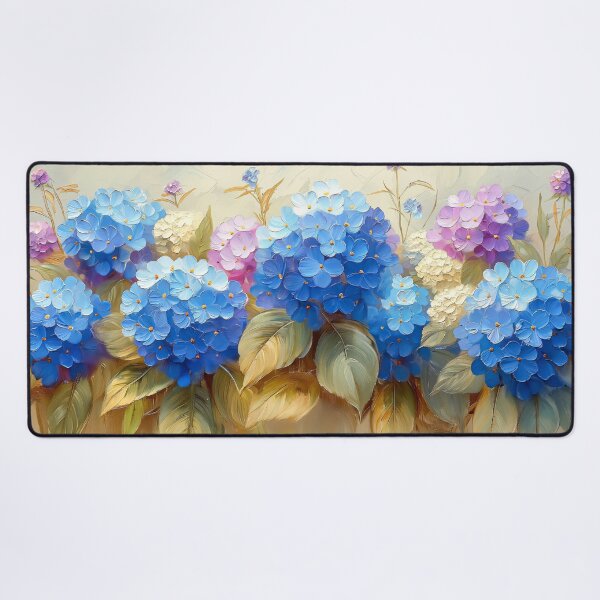 Item preview, Hydrangeas Art – Pink, Purple & Blue Floral Art designed and sold by MargaretWiktor.