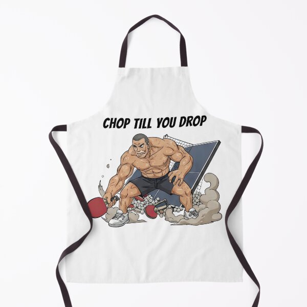 Item preview, Chop Till You Drop T-Shirt - Funny Anime Table Tennis Muscle Man Art designed and sold by OhMyPingCo.
