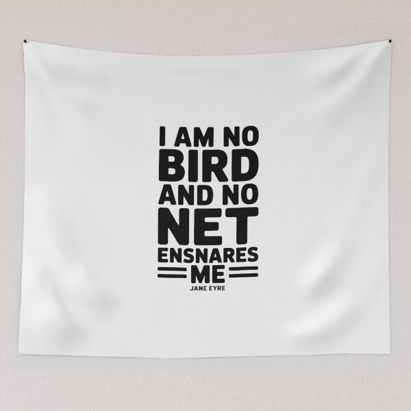 Item preview, Jane Eyre "No Net Ensnares Me" Tee designed and sold by Enea Kelo.