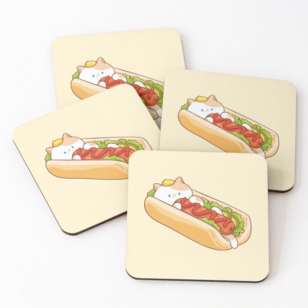 Item preview, Cat in Hot Dog designed and sold by salposi.