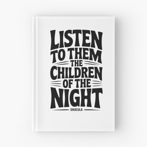 Item preview, Dracula "Children of the Night" Literature Shirt designed and sold by Enea Kelo.