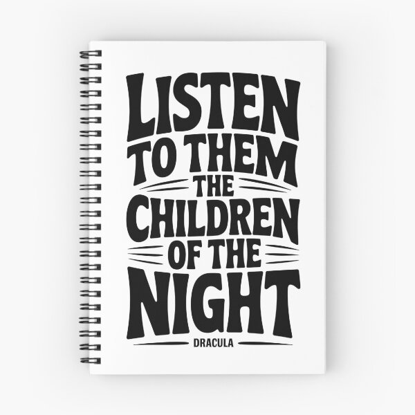 Item preview, Dracula "Children of the Night" Literature Shirt designed and sold by Enea Kelo.