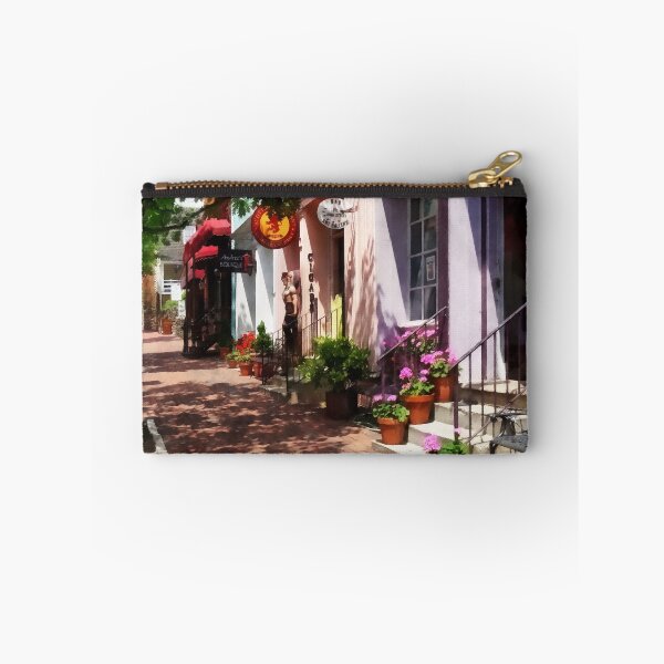 Item preview, Alexandria VA - Street With Art Gallery and Tobacconist  designed and sold by Susan Savad.