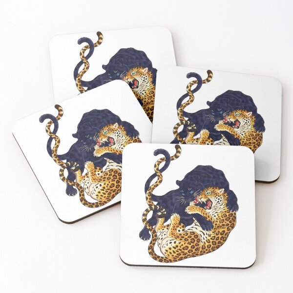 Item preview, Panther Leopard Jungle Predator Big Cat Wildlife Art designed and sold by VGAfanatic.