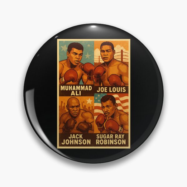 Item preview, Muhammad Ali Joe Louis Jack Johnson Sugar Ray Robinson Boxing Legends  designed and sold by Bongumenzi.