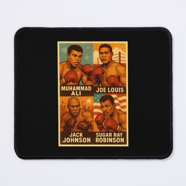 Item preview, Muhammad Ali Joe Louis Jack Johnson Sugar Ray Robinson Boxing Legends  designed and sold by Bongumenzi.