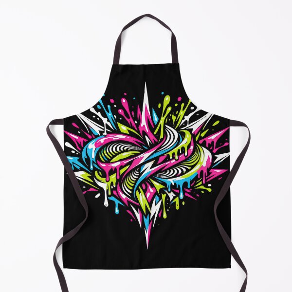 Item preview, Graffiti Heart – Neon Street Energy designed and sold by ForeverPrintsOK.