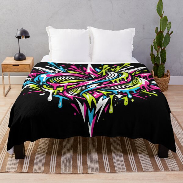 Item preview, Graffiti Heart – Neon Street Energy designed and sold by ForeverPrintsOK.