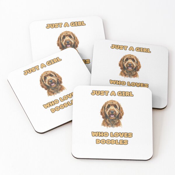 Item preview, Just A Girl Who Loves Doodles Goldendoodle Labradoodle designed and sold by NatureUnleashed.