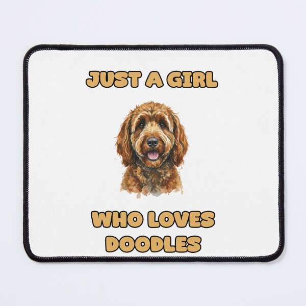 Item preview, Just A Girl Who Loves Doodles Goldendoodle Labradoodle designed and sold by NatureUnleashed.