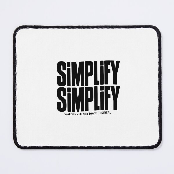 Item preview, Walden "Simplify Simplify" Thoreau Shirt designed and sold by Enea Kelo.