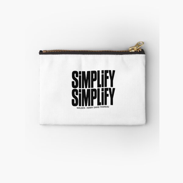 Item preview, Walden "Simplify Simplify" Thoreau Shirt designed and sold by Enea Kelo.