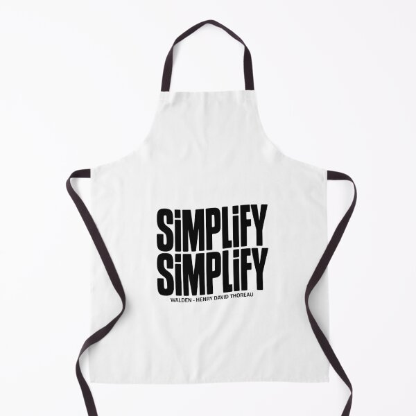 Item preview, Walden "Simplify Simplify" Thoreau Shirt designed and sold by Enea Kelo.