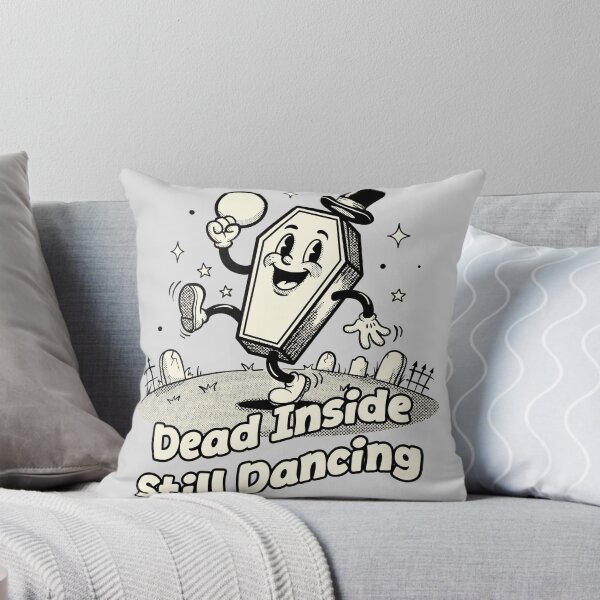 Item preview, Dead Inside Still Dancing – Vintage Dancing Coffin Dark Humor designed and sold by homework store.