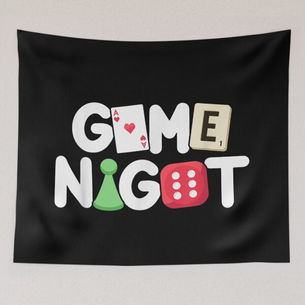 Item preview, Game Night Board Games Poker Cards Scrabble Dice Fun Family Party designed and sold by Clyrexor.
