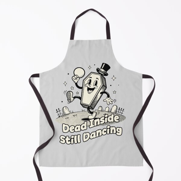 Item preview, Dead Inside Still Dancing – Vintage Dancing Coffin Dark Humor designed and sold by homework store.