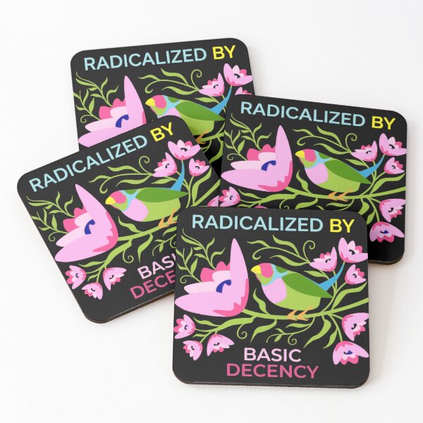 Item preview, Radicalized By Basic Decency Resist Democracy Justice designed and sold by SkeletonsDanger.