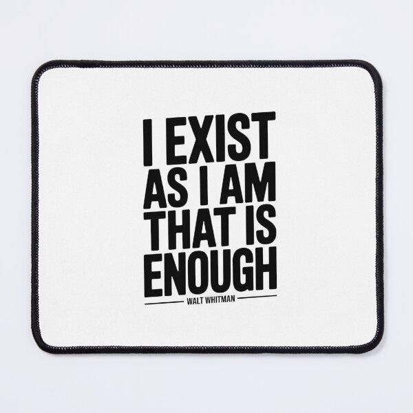 Item preview, Whitman "I Exist As I Am" Leaves of Grass Tee designed and sold by Enea Kelo.