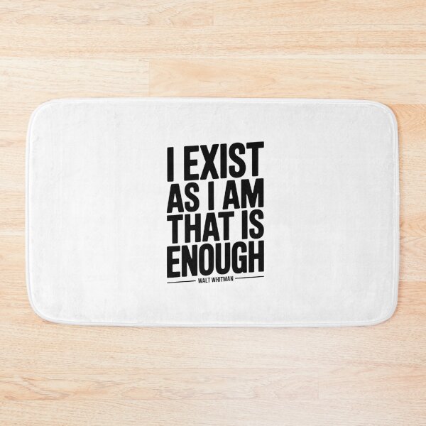 Item preview, Whitman "I Exist As I Am" Leaves of Grass Tee designed and sold by Enea Kelo.