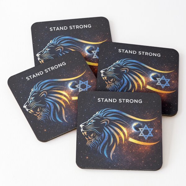 Item preview, Lion of Judah Jewish Art – Hebrew Bible Symbol – Israel Faith Design designed and sold by AbstractAuraArt.