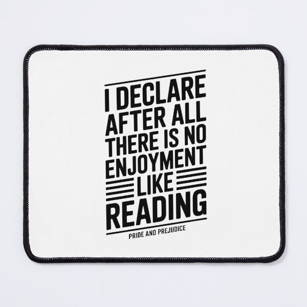 Item preview, Pride and Prejudice "No Enjoyment Like Reading" Shirt designed and sold by Enea Kelo.