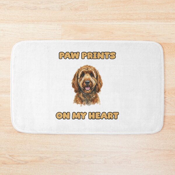 Item preview, Paw Prints On My Heart Dog Lover Memorial Pet Loss designed and sold by NatureUnleashed.