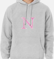 Rose Watercolor Ν Pullover Hoodie