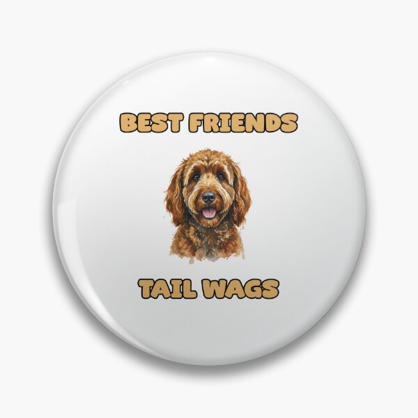 Item preview, Best Friends Tail Wags Loyal Dog Companion Design designed and sold by NatureUnleashed.