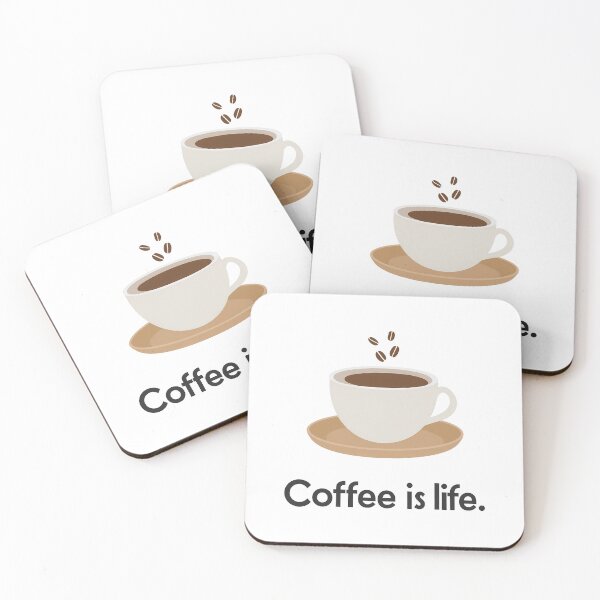 Item preview, Minimalist Coffee Cup Illustration Coffee Is Life designed and sold by BobaBunny76.