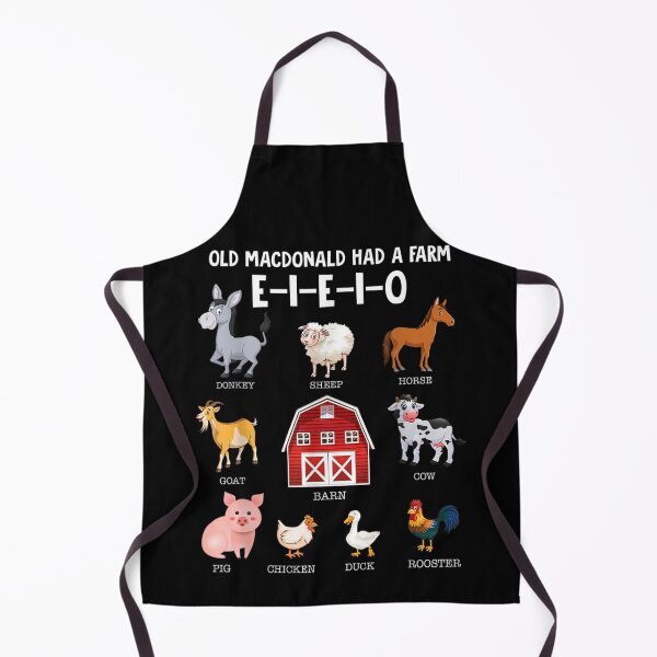 Item preview, Old MacDonald Had A Farm Educational Animals Cartoon Nursery Rhyme Art designed and sold by KistanosMeka.