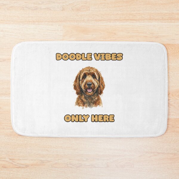 Item preview, Doodle Vibes Only Here Positive Goldendoodle Energy designed and sold by NatureUnleashed.