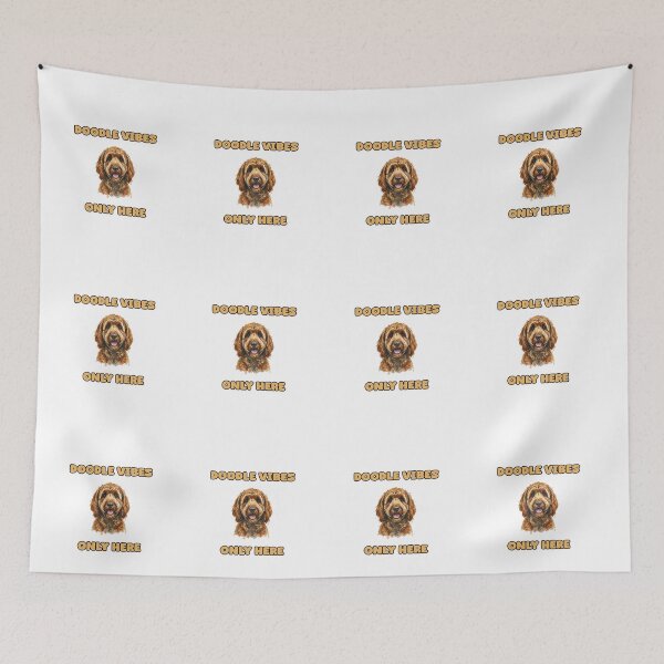 Item preview, Doodle Vibes Only Here Positive Goldendoodle Energy designed and sold by NatureUnleashed.
