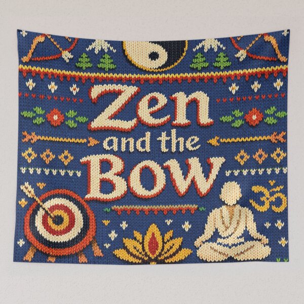 Item preview, Zen and the Bow Archery Knitting Pattern designed and sold by Mauswohn.