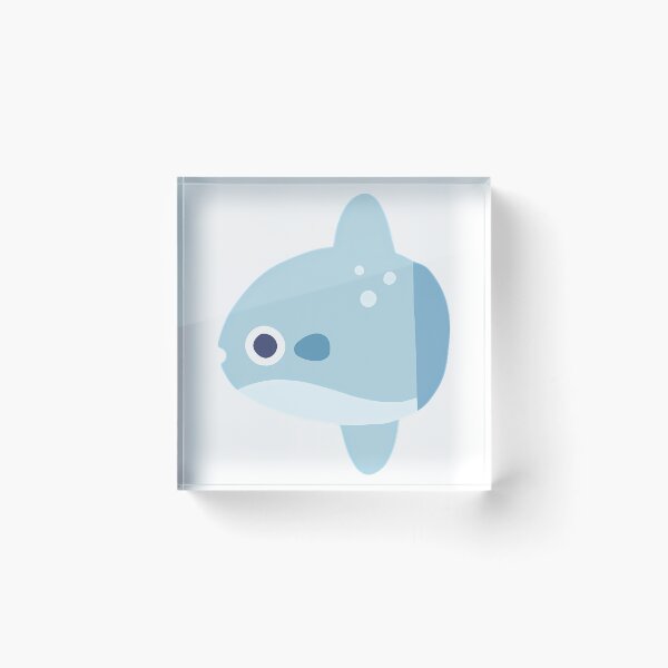 Item preview, Kawaii Ocean Sunfish Cartoon designed and sold by RepeatNoProblem.