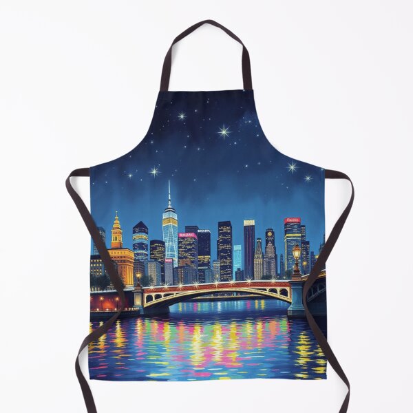 Item preview, Starry Night Skyline designed and sold by EllieHeartCo.