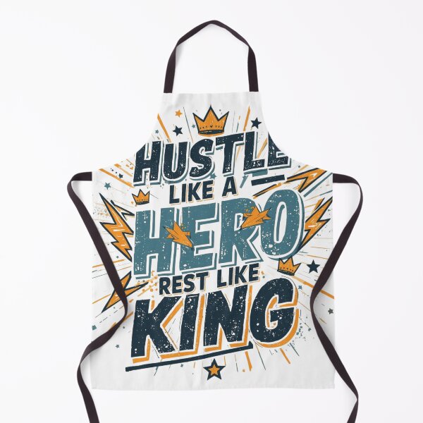 Item preview, Hustle Like a Hero Quote designed and sold by WisknowDesigns.