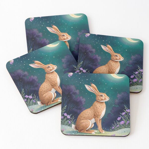 Item preview, Sweet Brown Hare By Moonlight designed and sold by iamdesigns14.
